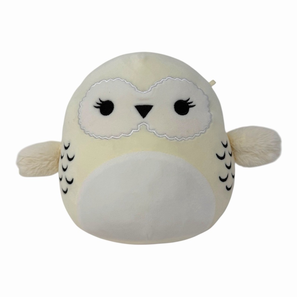 Squishmallows Harry Potter‎ Hedwig the Owl Plush 8" Cream Snowy Owl Stuffed Toy